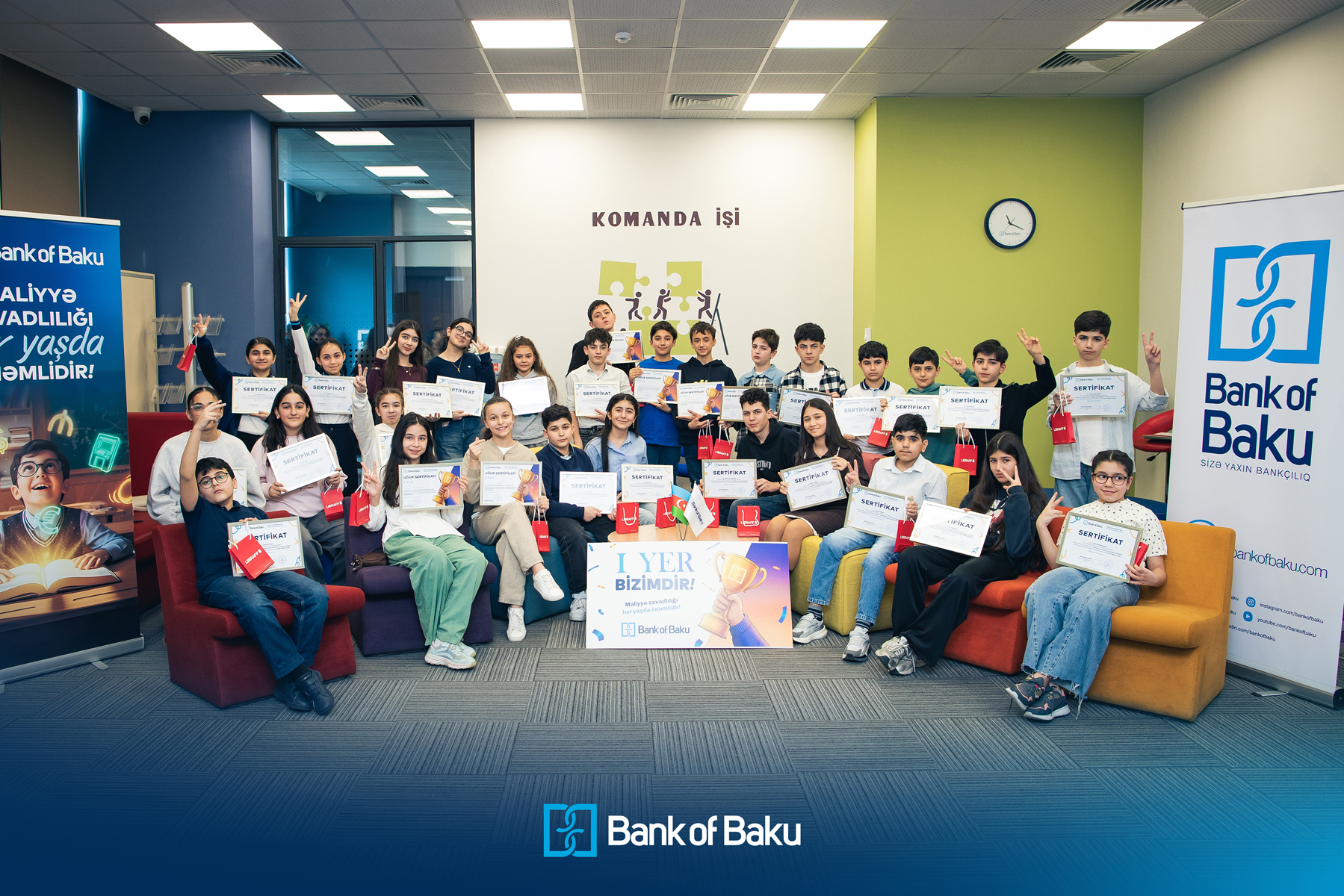 Bank of Baku-da maliyyə savadlılığı günü