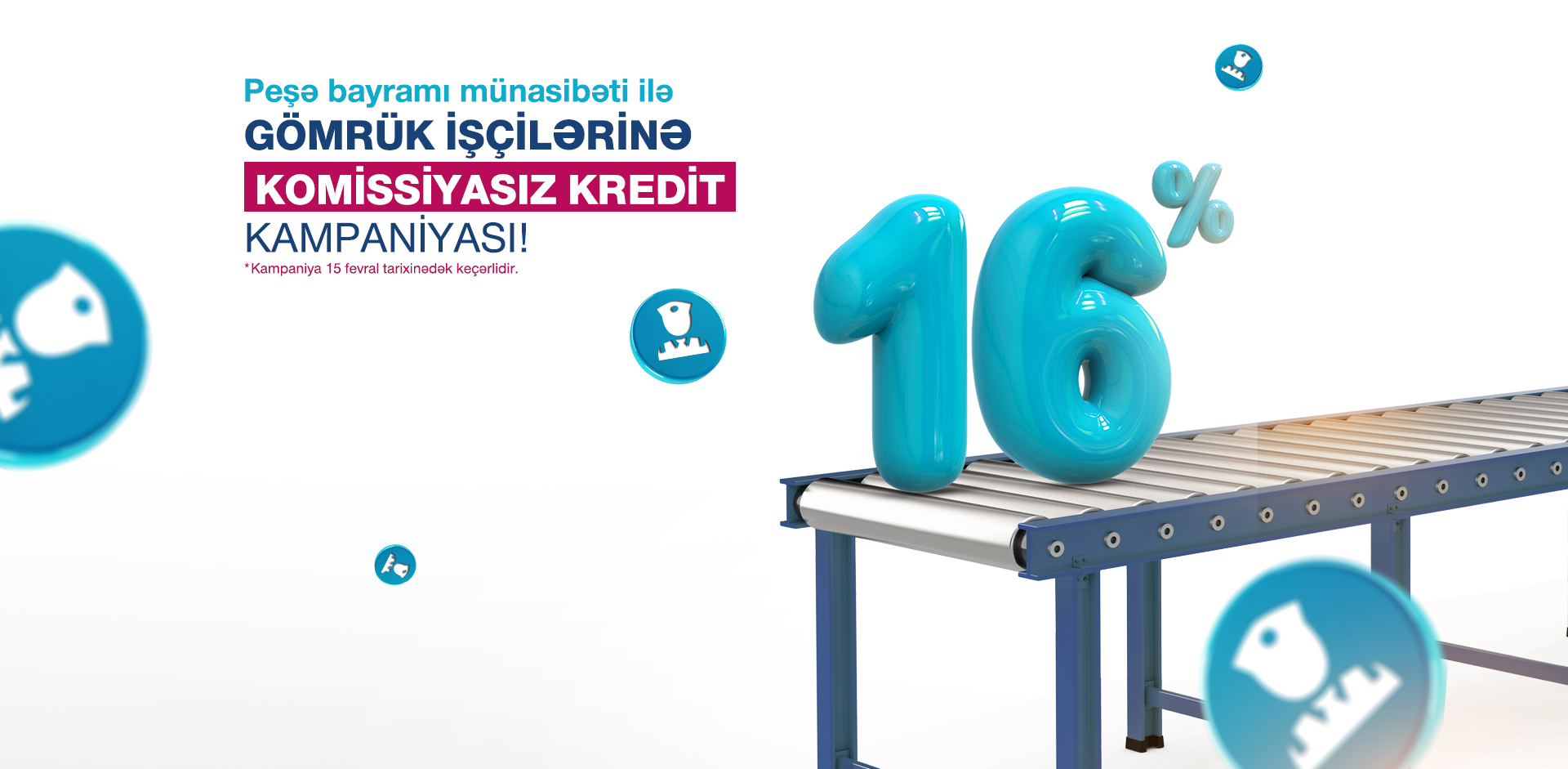 Bank of Baku-dan gömrük işçilərinə özəl kampaniya!
