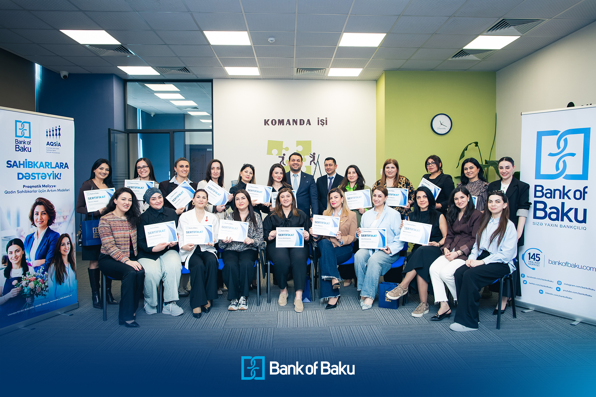Bank of Baku-dan qadın sahibkarlara dəstək – Praqmatik maliyyə təlimi
